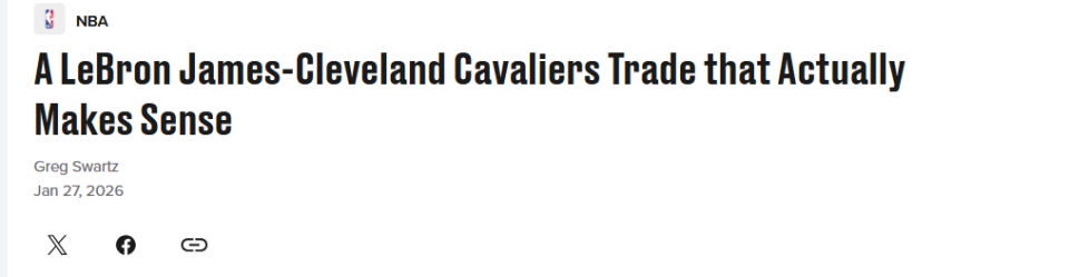 开云体育网站入口-送詹姆斯+布朗尼回家！美媒晒3方10人交易方案：湖人获2大全明星